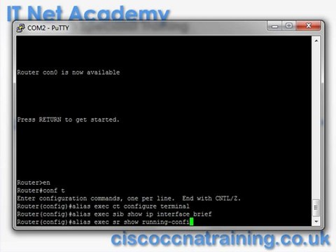 Cisco CCNA Tips - How to use The ALIAS EXEC Command