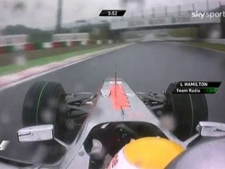Lewis Hamilton onboard radio wet Suzuka FP3