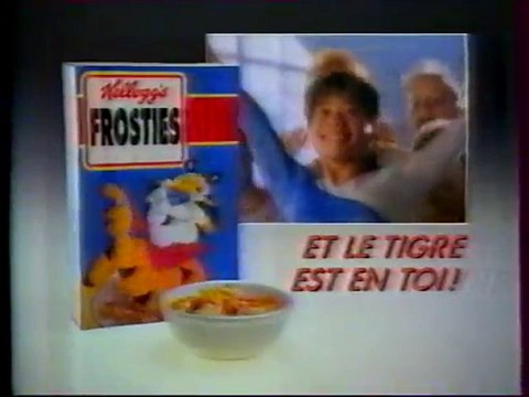Publicité Kellogg's Frosties Et Le Tigre Est En Toi 1991