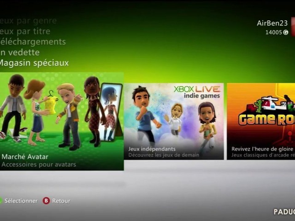 Nouvelle interface Xbox 360 capturée (Dashboard)