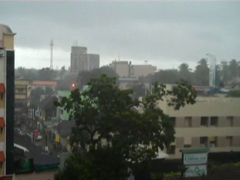 Indian Monsoon Rains - Trivandrum, Kerala, India