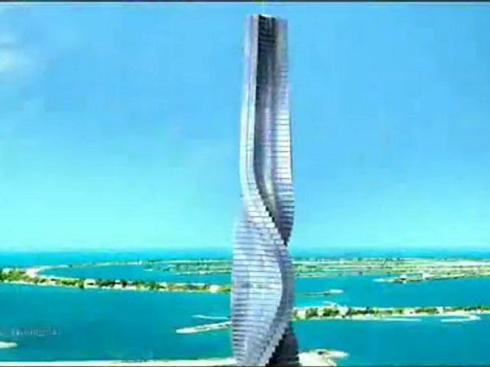 Дубай движующаяся башня video