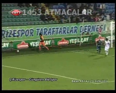 ÇAYKUR RİZESPOR - GÜNGÖREN BELEDİYESPOR GENİŞ ÖZET