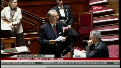 SEANCE,Suite de l'examen, en première lecture, du projet de loi sur la régulation bancaire et financière.