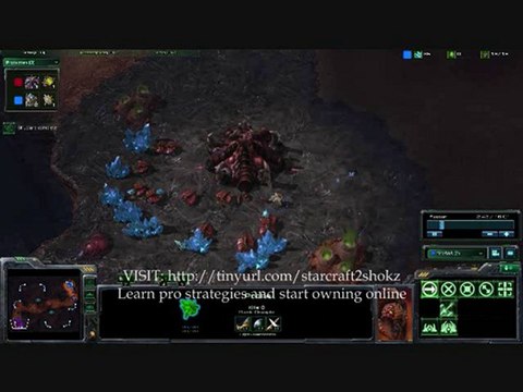 StarCraft 2 Strategy Protoss -Blink Stalkers vs Zerg - ...