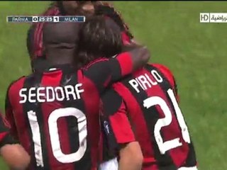 Pirlo Incredible Goal vs Parma 0-1 AC Milan HD [2/10/10]