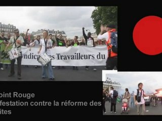 POINT ROUGE#26 MANIFESTATION CONTRE LA RÉFORME DES RETRAITES