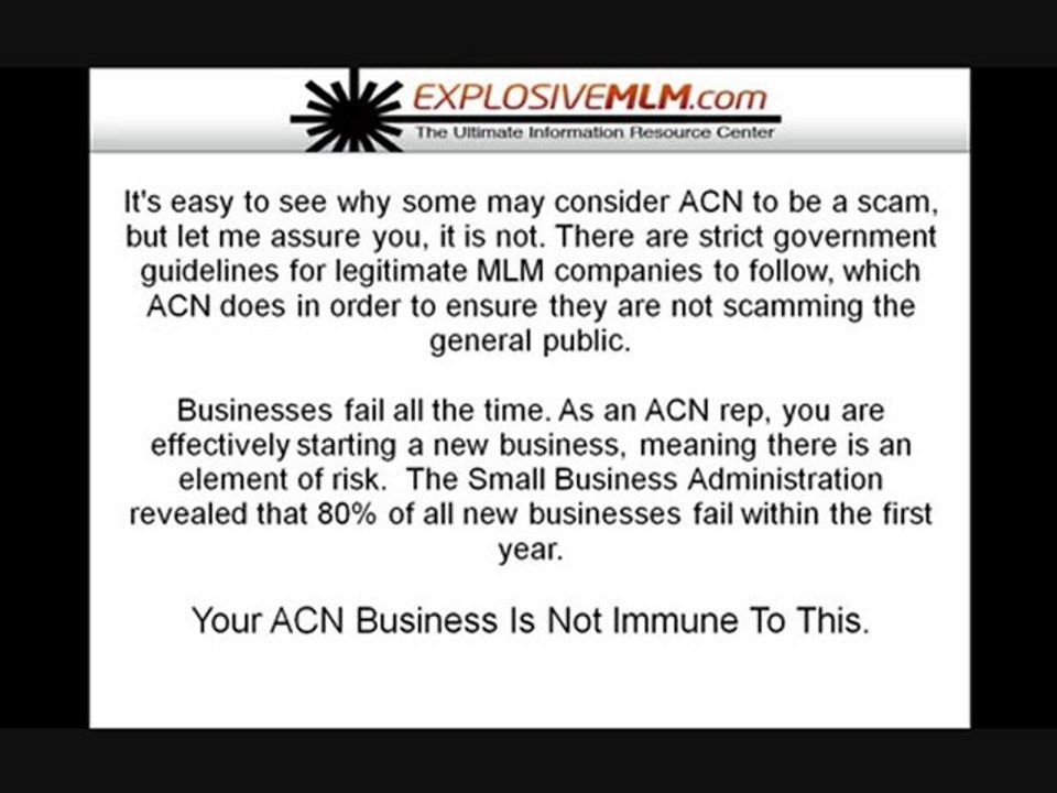 ACN Scam? Discover The Truth Behind The ACN Scam Challenge