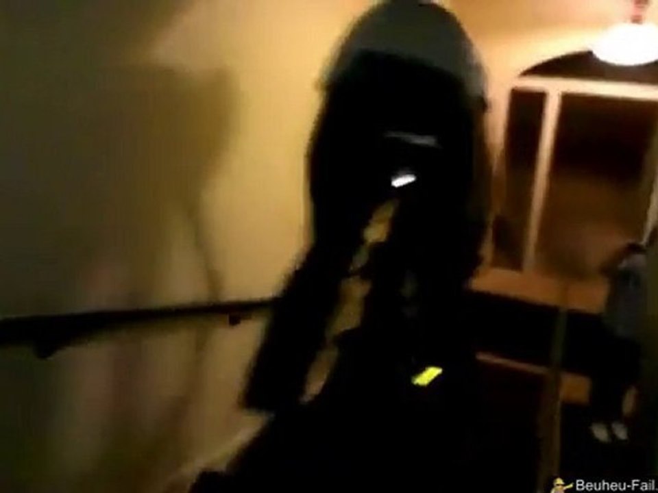 VTT dans les escaliers