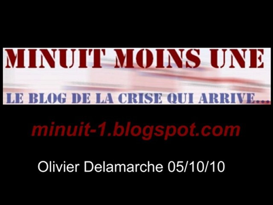 Olivier Delamarche BFM radio du 5 octobre 2010 - 05/10/2010