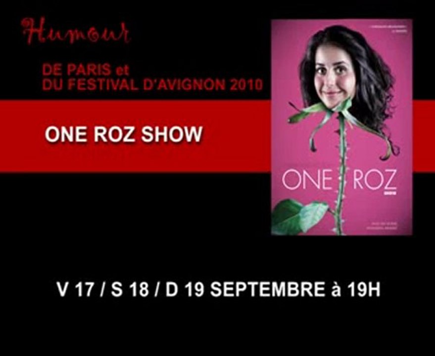 ONE ROZ SHOW - THÉÂTRE DU PORT NICE