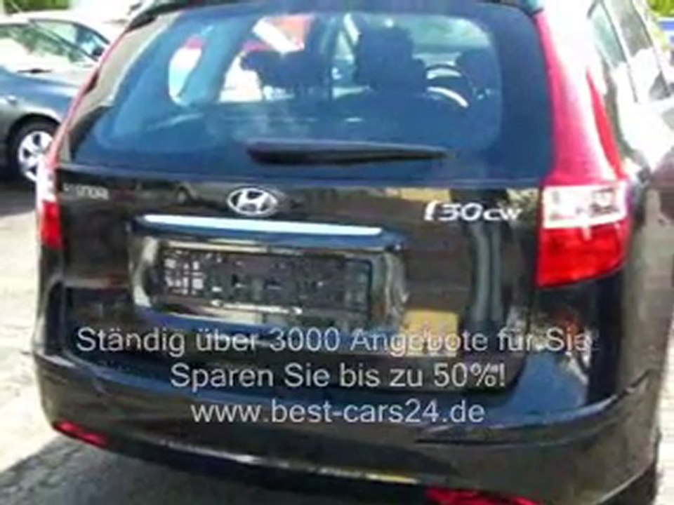 Hyundai i30 CW Facelift EU-Fahrzeug 2011 Schwarz