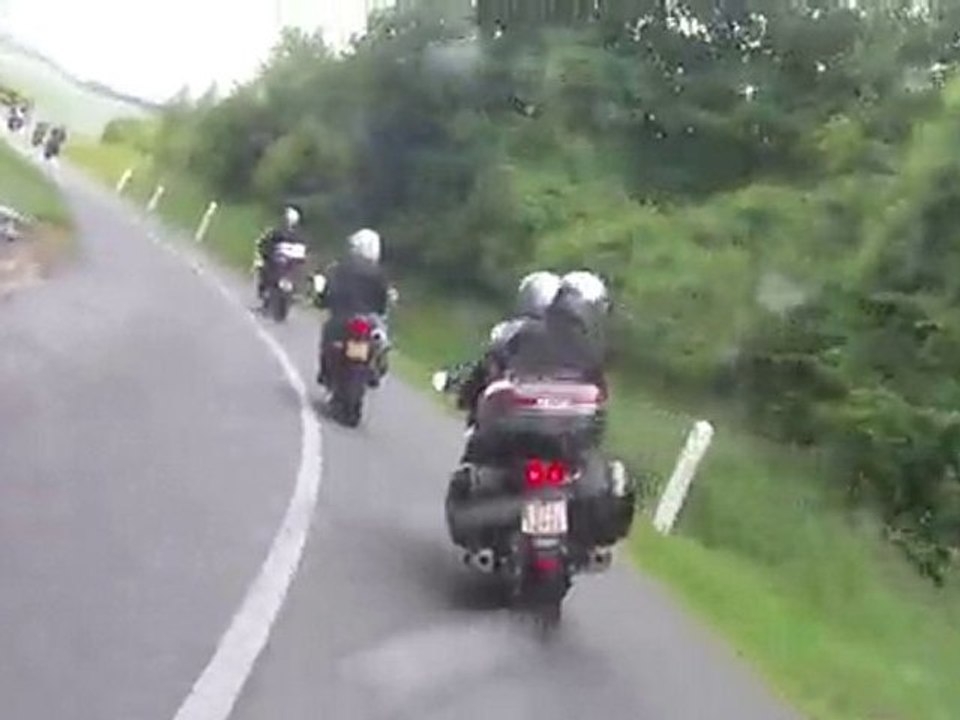 on the road