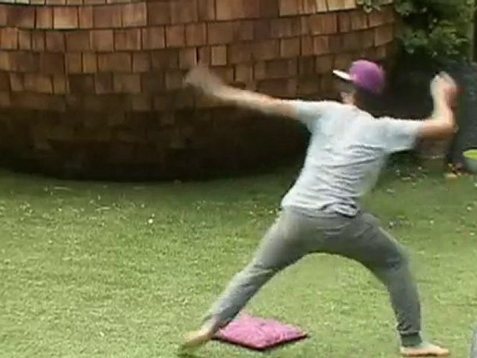 The boys (and Jo) play a game in the garden pt2