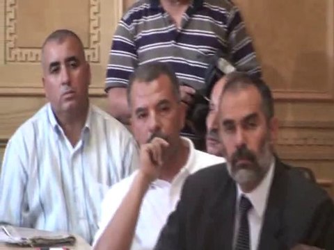 كلمة عمر حجيرة رئيس المجلس تضامنا مع مصطفى سلمة