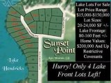 Homes for Sale - 0 South Lake Hendricks Dr - Lake Hendricks,