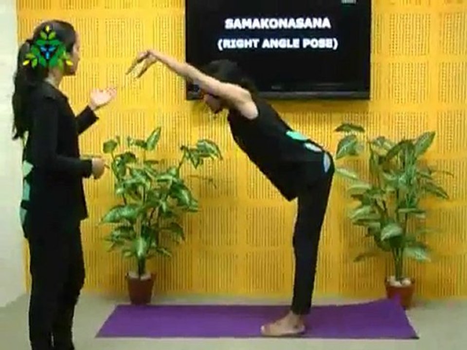 Right Angle Pose (Samakonasana)
