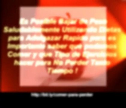 Dietas Bajar de Peso Rapido - Comer Para Perder