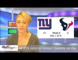 Giants vs Texans Free Online NFL Sportsbook Odds