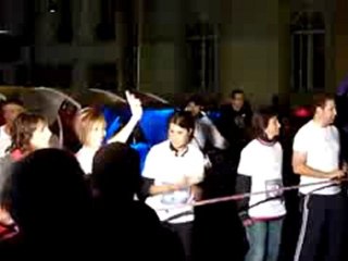 Karine Ferri - "Cœur de Vies" - Départ de la Course Nocturne