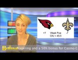Cardinals vs Saints Free NFL Sportsbook Betting Odds