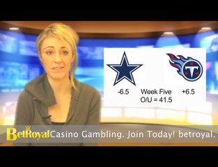 Cowboys vs Titans Week 5 Free NFL Sportsbook Odds