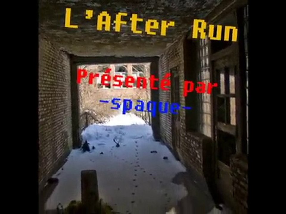 After Run - Test de présentation sous After Effect