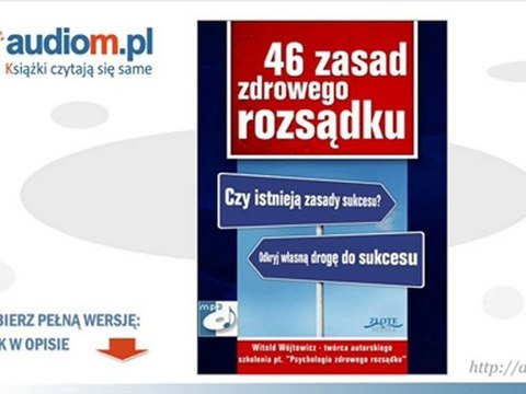 46 zasad zdrowego rozsądku - Witold Wójtowicz - audiobook