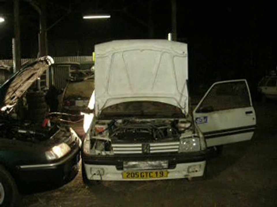 demarrage de la 205 gtc