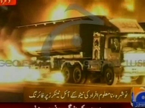 Fresh attack on Nato tankers in Pakistan