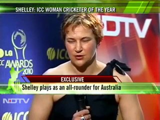 Shelley Nitschke on winning the ICC Woman Cricketer of the Year Award
