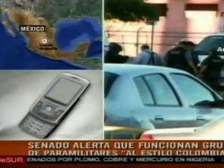 Denuncian presencia de grupos paramilitares en México