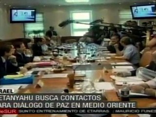 Israel busca contactos para diálogo de paz en Medio Oriente