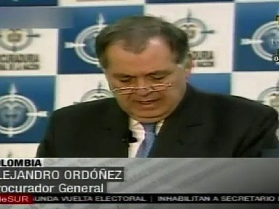 Ordóñez anuncia sanciones contra varios funcionarios por espionaje telefónico