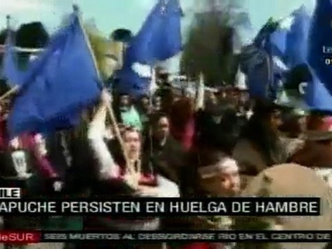 Mapuches persisten en huelga de hambre
