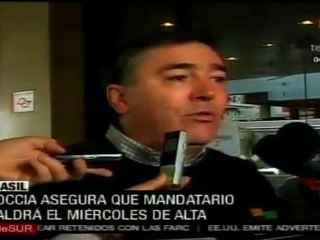 Mejora la salud de Fernando Lugo, el miércoles le darían el alta