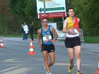 Des images  du championnat  de FRANCE du 50 kms marche