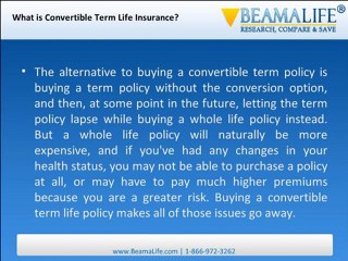 What is Convertible Term Life Insurance
