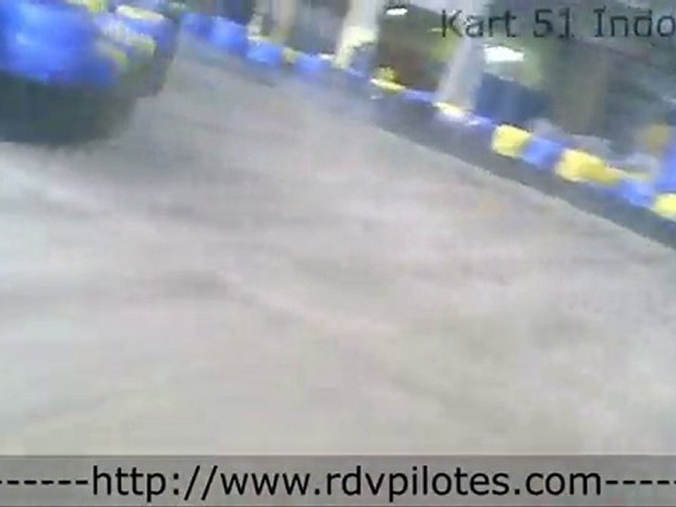 Camera embarquee au kart indoor de Reims Kart 51