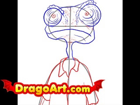 How to draw Rango, step by step