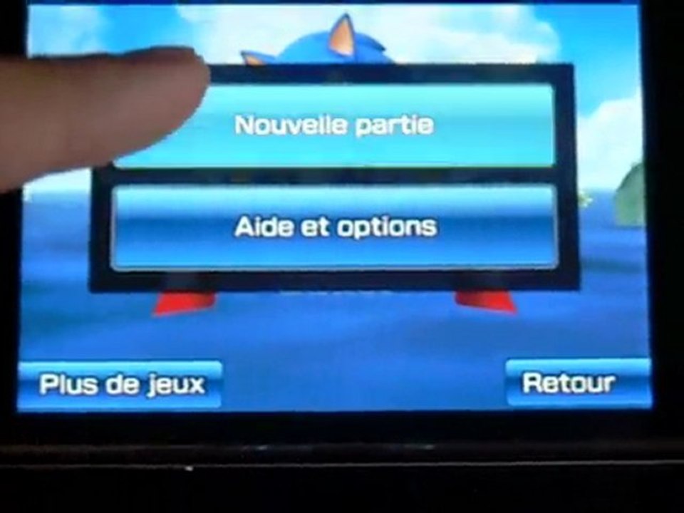 Aperçu de Sonic The Hedgehog 4 Episode I fr sur iPhone 3G S