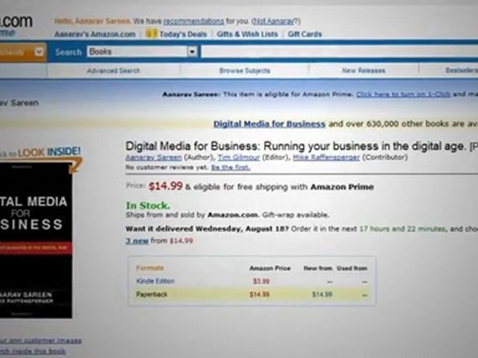 Aanarav Sareen - 2010 Reel