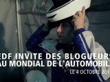 EDF invite des bloggeurs au Mondial de l'Automobile