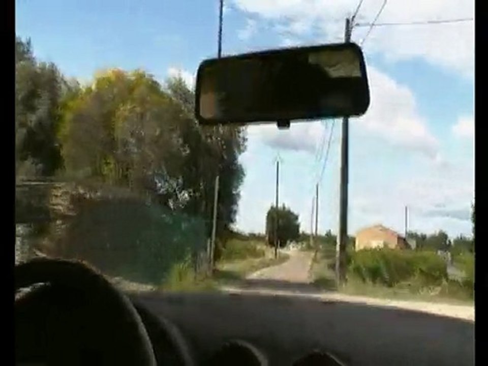 rallye de sarrians 2010 es1 vignes de vacqueyras