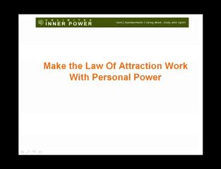 How To Make the Law Of Attraction Work With Personal Power