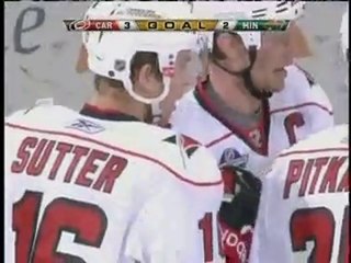 Carolina Hurricanes-Minnesota Wild Highlights (10/7/10)