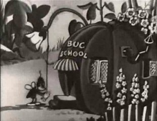 Free Cartoon: Aesop's Fable - Bugs and Books