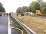 Douaisis, incendie sur l'A23