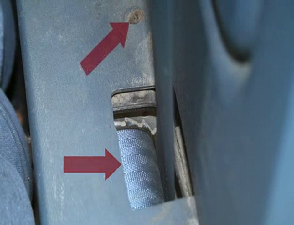 How to Replace a Seat Belt and a Seatbelt Retractor video Dailymotion