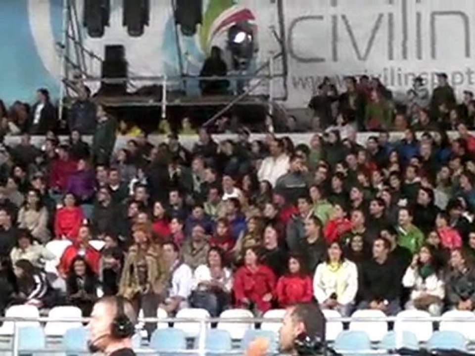 U2 Coimbra, une ola d'avant show !